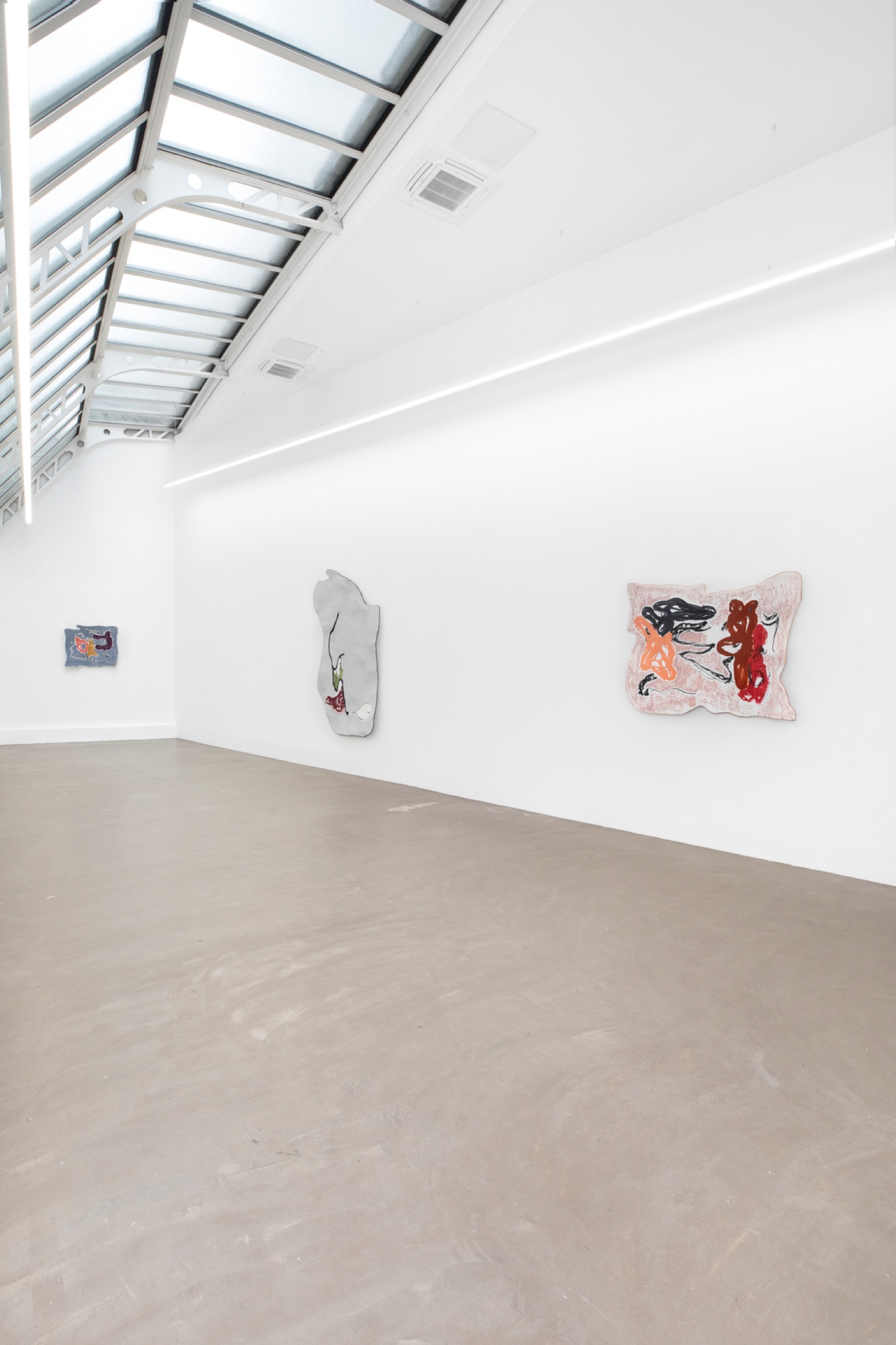 Installation view of Current, Bremond Capela, Paris, France, 2025